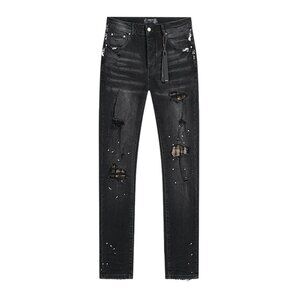 AMIRI Black Distressed Jeans